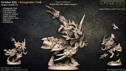 3D Printed Artisan Guild Shargat Skulldancer Bonegnasher Gnolls 28mm 32mm (Online Only)