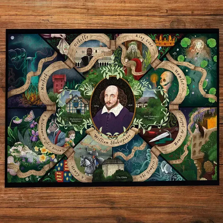 Shakespeare 1000 Piece Jigsaw Puzzle Gibsons