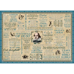 Shakespearean Insults 1000 Piece Jigsaw Puzzle UPG (ONLINE ORDER ONLY)