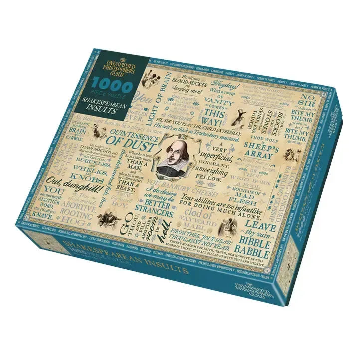 Shakespearean Insults 1000 Piece Jigsaw Puzzle UPG (ONLINE ORDER ONLY)