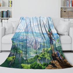 Shangri-La Frontier Blanket Flannel Fleece Throw Room Decoration (Online Order Only)