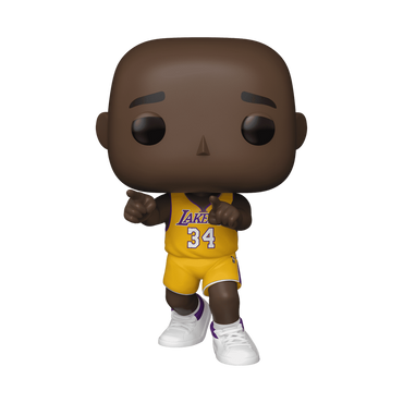 Shaquille O'Neal Shaq #208 2000 WCF Celebration Facsimile Signed Reprint Laser Autographed Funko POP! Basketball NBA: Los Angeles Lakers Figurine with Protector Case (ONLINE ORDER ONLY)
