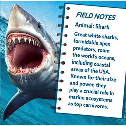 Shark 100 Piece Shaped Mini Jigsaw Puzzle MasterPieces