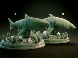 3D Printed Nafarrate Shark Lovecraftian Bestiary 28 32 mm D&D (Online Only)