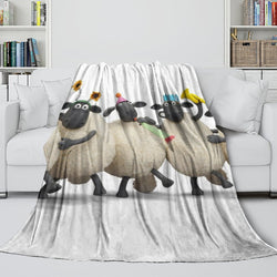 Shaun the Sheep Blanket Flannel Fleece Throw Room Decoration (Online Order Only)