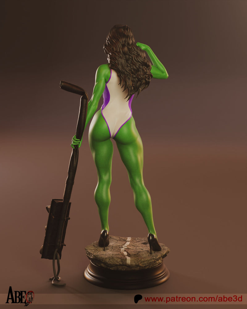 She Hulk - Marvel Comics (SFW/NSFW 18+ Only) - 1:4 Scale (ONLINE ORDER ONLY)