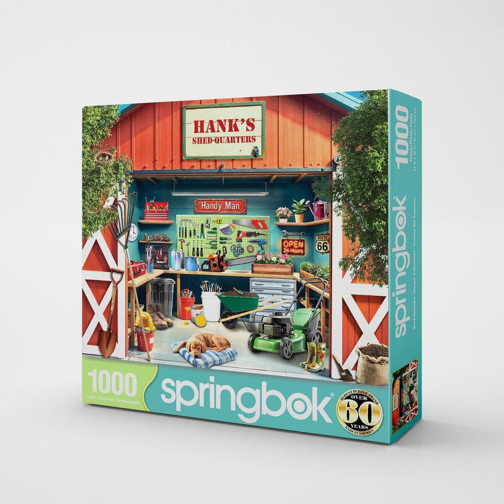 Shed-Quarters 1000 Piece Jigsaw Puzzle Springbok