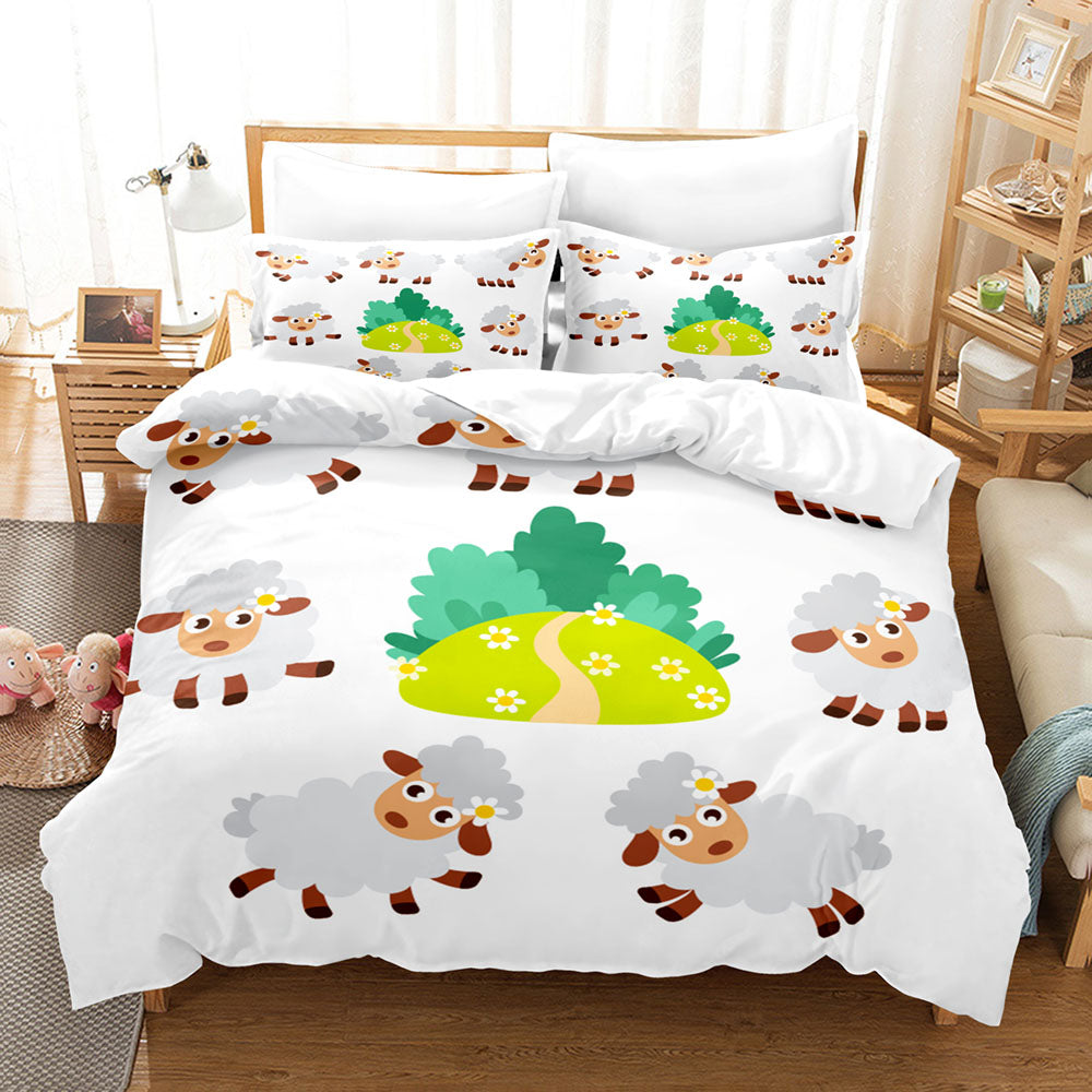 Sheep Bedding Set Quilt Cover Without Filler (Online Order Only)