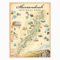 Shenandoah National Park 1000 Piece Jigsaw Puzzle Xplorer Maps (ONLINE ORDER ONLY)