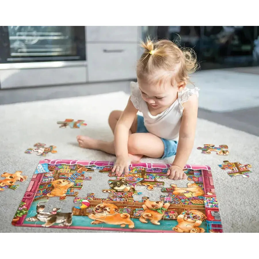 Shiba's Candy Store 35 Piece Floor Jigsaw Puzzle Cobble Hill (ONLINE ORDER ONLY)