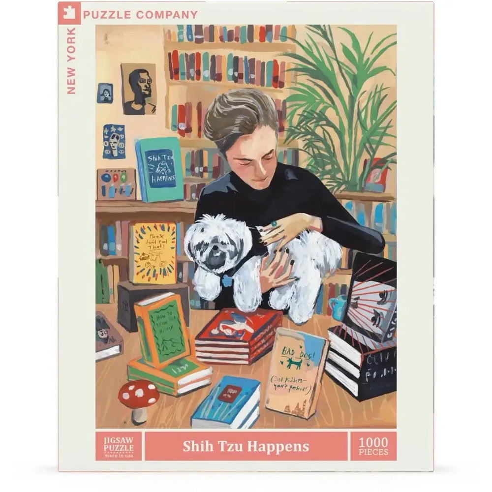 Shih Tzu Happens by Jenny Kroik 1000 Piece Jigsaw Puzzle NYPC