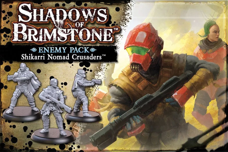 Shadows of Brimstone: Shikarri Nomad Crusaders Enemy Pack (ONLINE ORDER ONLY)