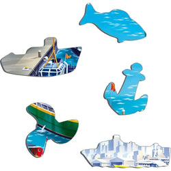 Ships in Harbor 35 Piece Tray Jigsaw Puzzle Larsen