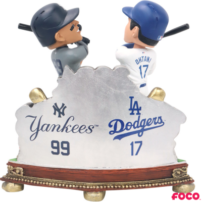 Shohei Ohtani & Aaron Judge Los Angeles Dodgers & New York Yankees 2024 World Series Dual Battle Bobblehead (ONLINE ORDER ONLY)