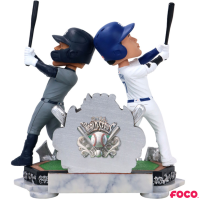 Shohei Ohtani & Aaron Judge Los Angeles Dodgers & New York Yankees 2024 World Series Dual Battle Bobblehead (ONLINE ORDER ONLY)