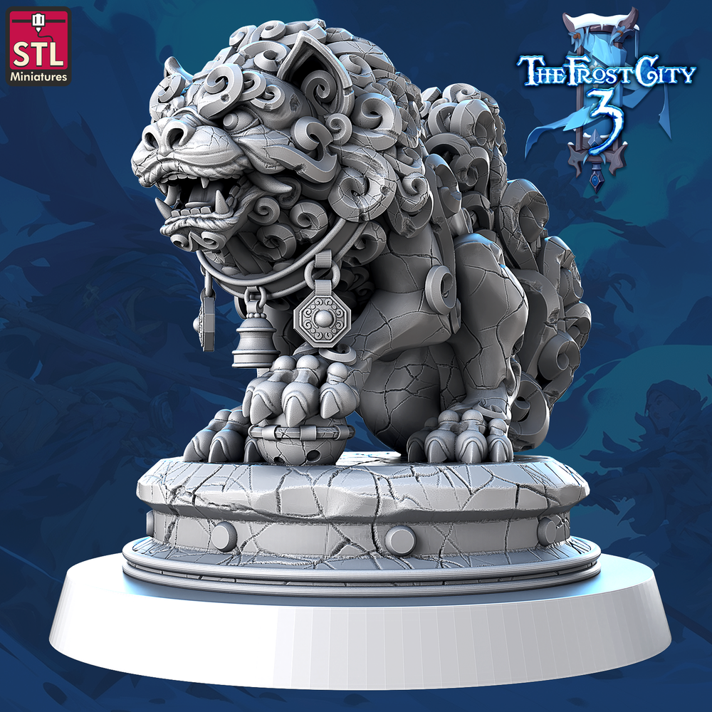 3D Printed STL Miniatures Shrieking Wolf Core Characters The Frost City 3 28 - 32mm War Gaming D&D (Online Only)