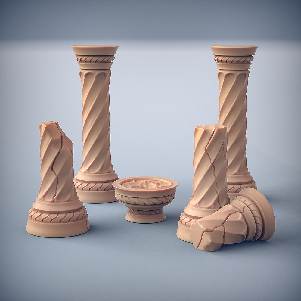 3D Printed Artisan Guild Naga Sacrifical Shrine Maneaters Nagarots 28mm 32mm (Online Only)