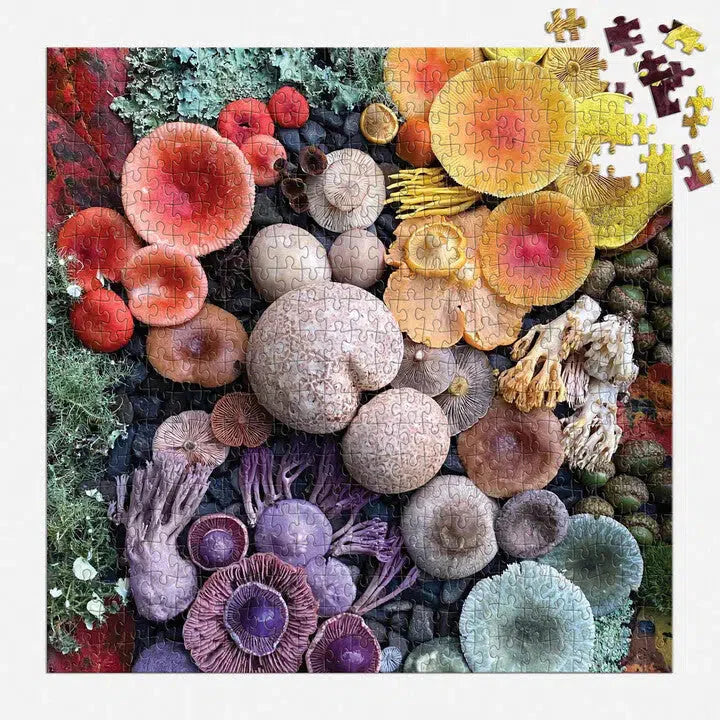Shrooms in Blooms 500 Piece Jigsaw Puzzle Galison (ONLINE ORDER ONLY)