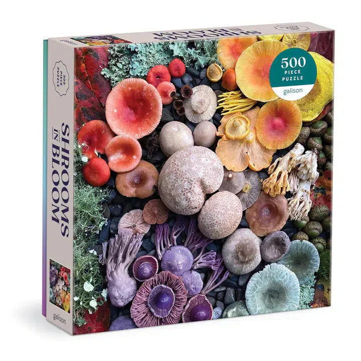 Shrooms in Blooms 500 Piece Jigsaw Puzzle Galison (ONLINE ORDER ONLY)
