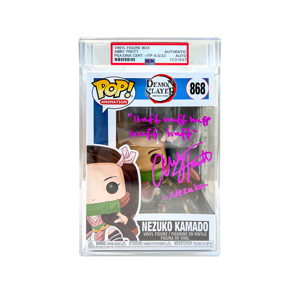 Shumi x PSA Encapsulated Signature Series - Nezuko Kamado (Abby Trott) [READ DESCRIPTION] (ONLINE ORDER ONLY)