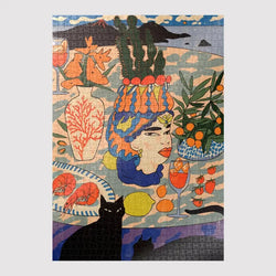 Sicilian Still Life By Enikő Katalin Eged 1000 Piece LE Jigsaw Puzzle Sulo (ONLINE ORDER ONLY)