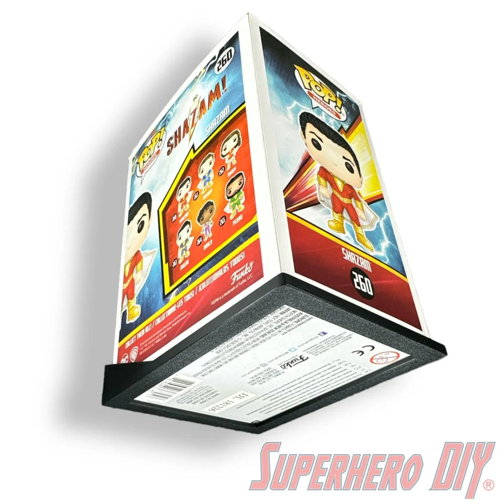 Side-Facing Funko Pop Box Floating Shelves | Wall Mount fits Funko Pop Box Only, Soft Cases or Hard Protectors (ONLINE ORDER ONLY)