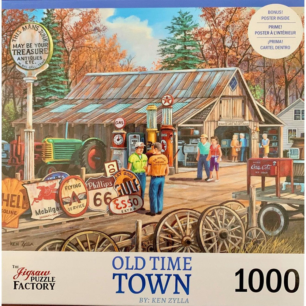 Signs of the Times Old Time Town 1000 Piece Jigsaw Puzzle Leap Year (ONLINE ORDER ONLY)