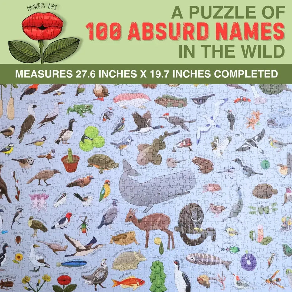Silly Nature 1000 Piece Jigsaw Puzzle Sleazy Greetings (ONLINE ORDER ONLY)