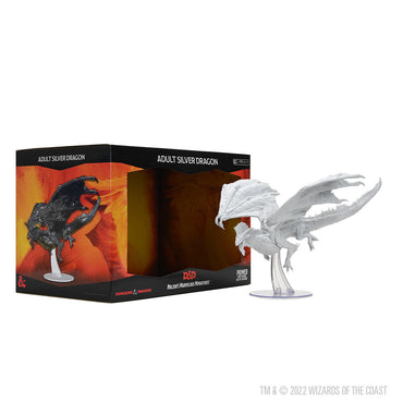 D&D: Nolzur's Marvelous Miniatures - Adult Silver Dragon (ONLINE ORDER ONLY)