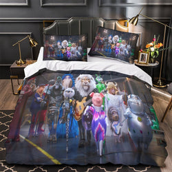 Sing 2 Bedding Set Printing Pattern Quilt Cover (Online Order Only)