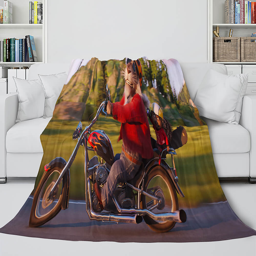 Sing 2 Blanket Flannel Fleece Throw Cosplay Blanket Christmas Present (Online Order Only)