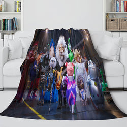 Sing 2 Blanket Flannel Fleece Throw Cosplay Blanket Christmas Present (Online Order Only)