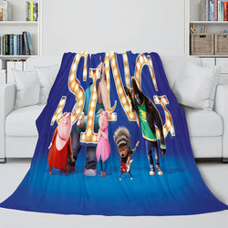 Sing 2 Blanket Flannel Fleece Throw Cosplay Blanket Christmas Present (Online Order Only)