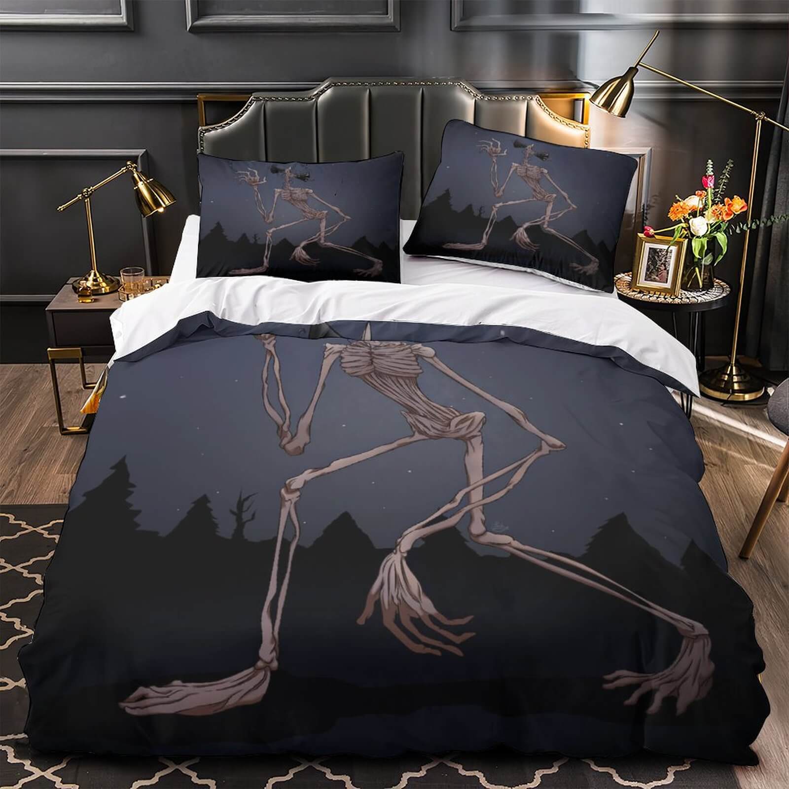 Siren Head Bedding Set Quilt Duvet Cover Without Filler (Online Order Only)