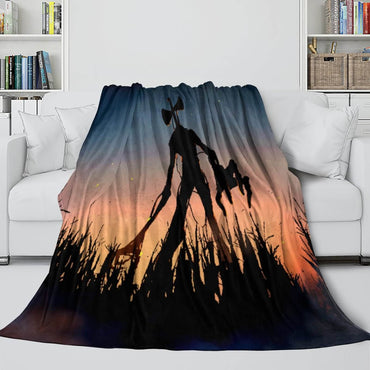 Siren Head Blanket Flannel Fleece Throw Room Decoration (Online Order Only)