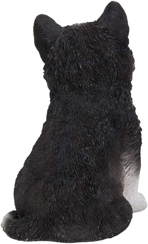 Sitting Husky Puppy Collectible Figurine (Online Order Only)