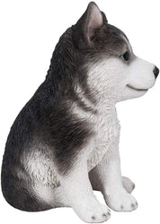 Sitting Husky Puppy Collectible Figurine (Online Order Only)