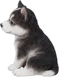 Sitting Husky Puppy Collectible Figurine (Online Order Only)