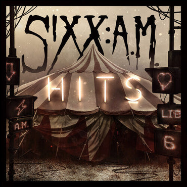 Sixx: A.M. - Hits (Translucent Red with Black Smoke Vinyl) (Colored Vinyl, Red, Black, 180 Gram Vinyl) (2 Lp's) [Vinyl] (ONLINE ORDER ONLY)