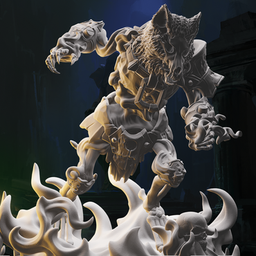 3D Printed Nafarrate Skeletons Army Skeletal Werewolf Set 28mm 32mm D&D (Online Only)