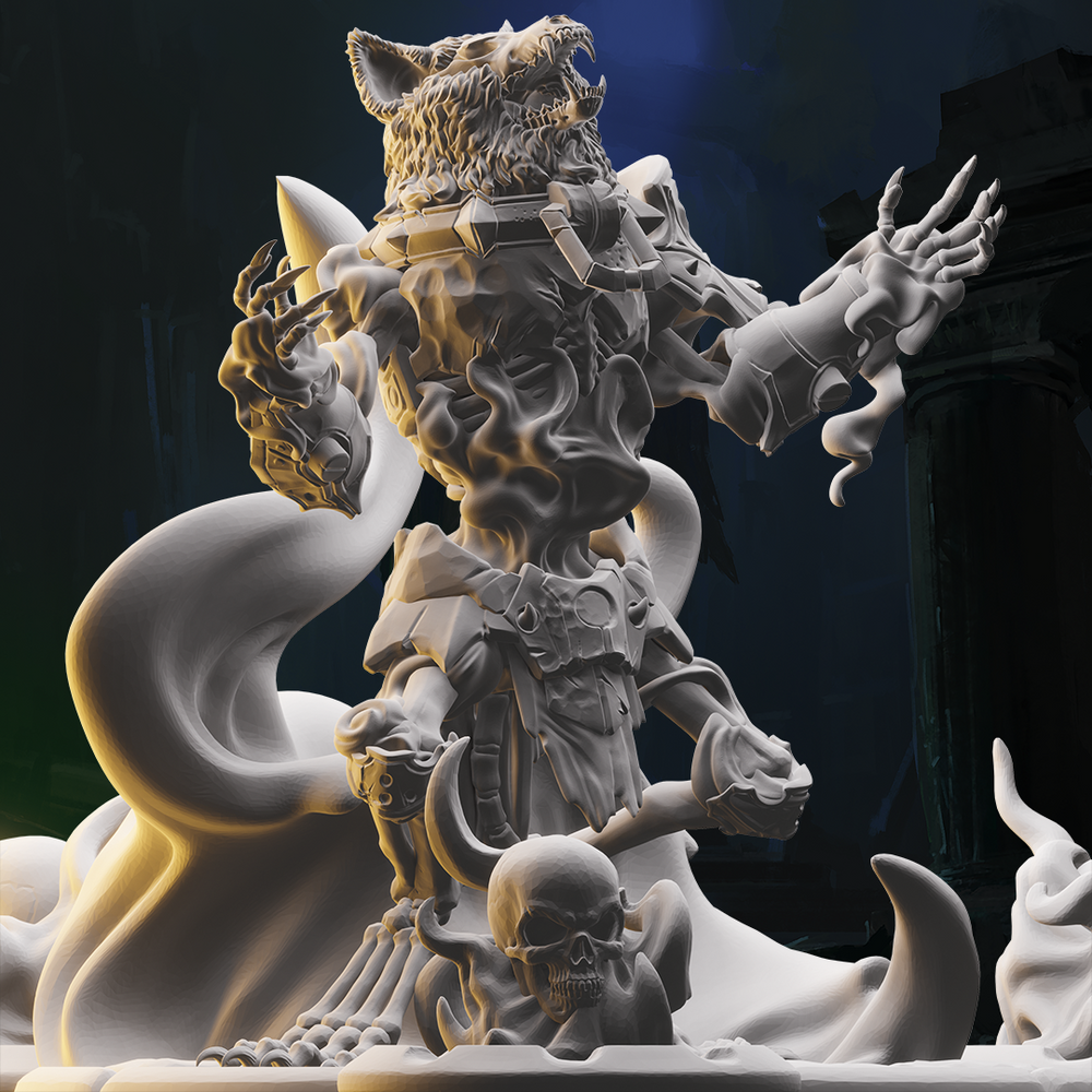 3D Printed Nafarrate Skeletons Army Skeletal Werewolf Set 28mm 32mm D&D (Online Only)