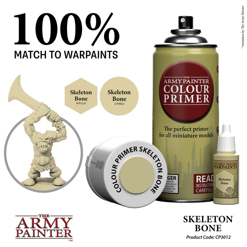 Army Painter Colour Primer: Skeleton Bone (ONLINE ORDER ONLY)