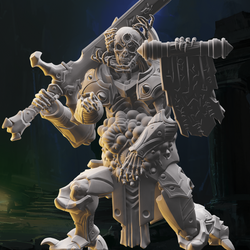 3D Printed Nafarrate Skeleton Berserker Skeletons Army 28mm 32mm D&D (Online Only)