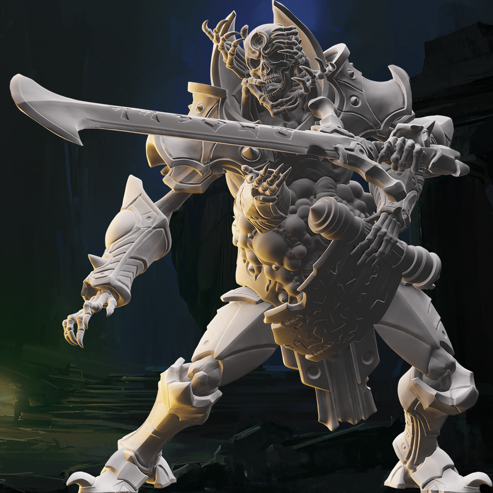 3D Printed Nafarrate Skeleton Berserker Skeletons Army 28mm 32mm D&D (Online Only)