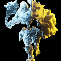 3D Printed Nafarrate Skeleton Defender Skeletons Army 28mm 32mm D&D (Online Only)