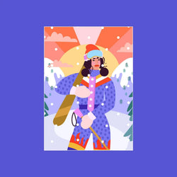 Ski Ya Later 99 Piece Mini Jigsaw Puzzle Puzzledly (ONLINE ORDER ONLY)