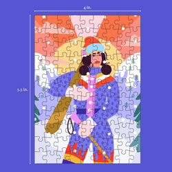 Ski Ya Later 99 Piece Mini Jigsaw Puzzle Puzzledly (ONLINE ORDER ONLY)