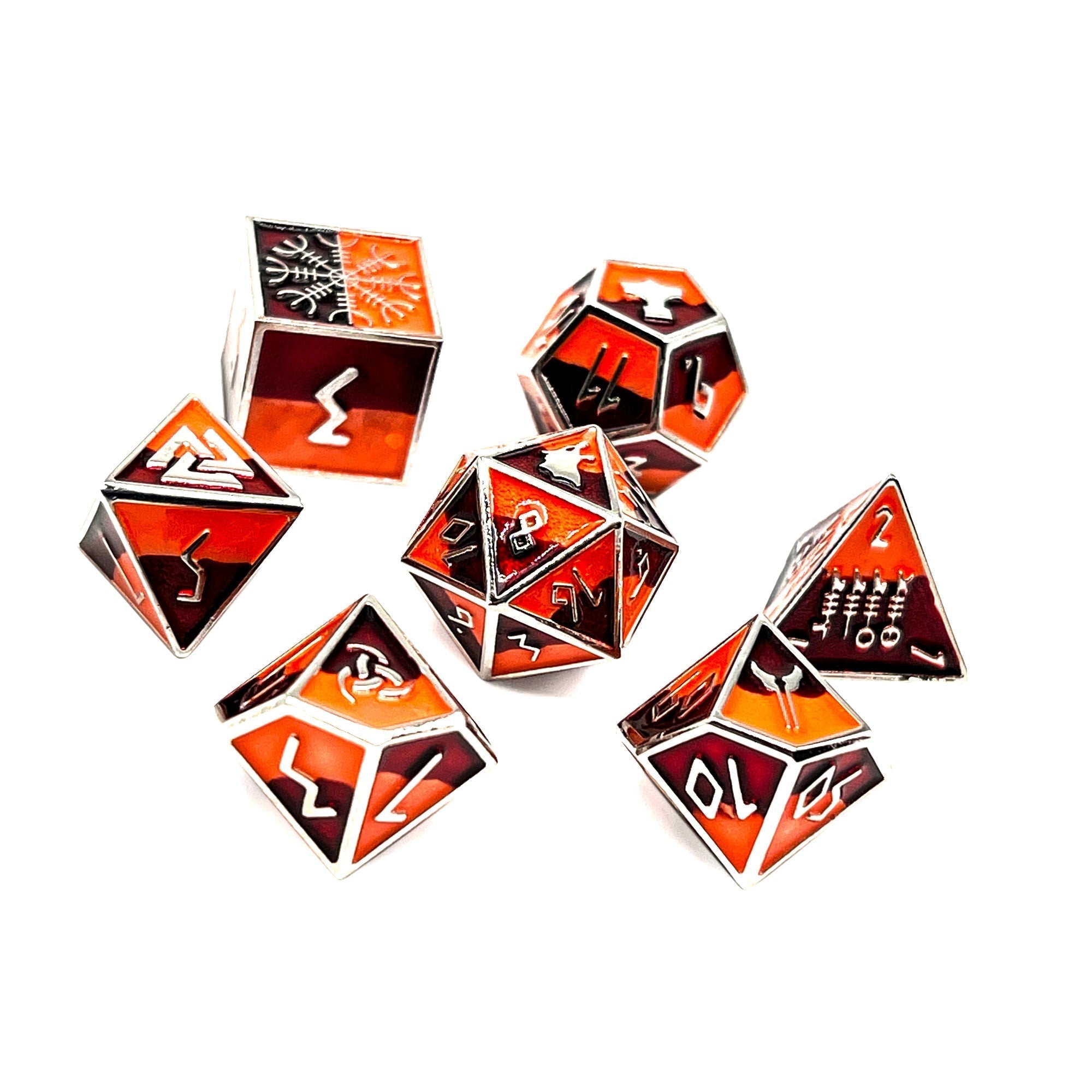 Skoll - Norse Themed Metal Dice Set (Online Only)