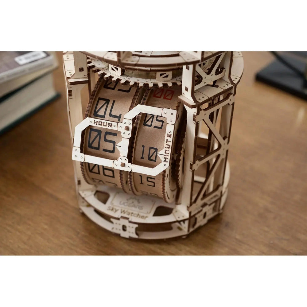 Sky Watcher Tourbillon Table Clock 3D Wood Model Kit UGEARS (ONLINE ORDER ONLY)