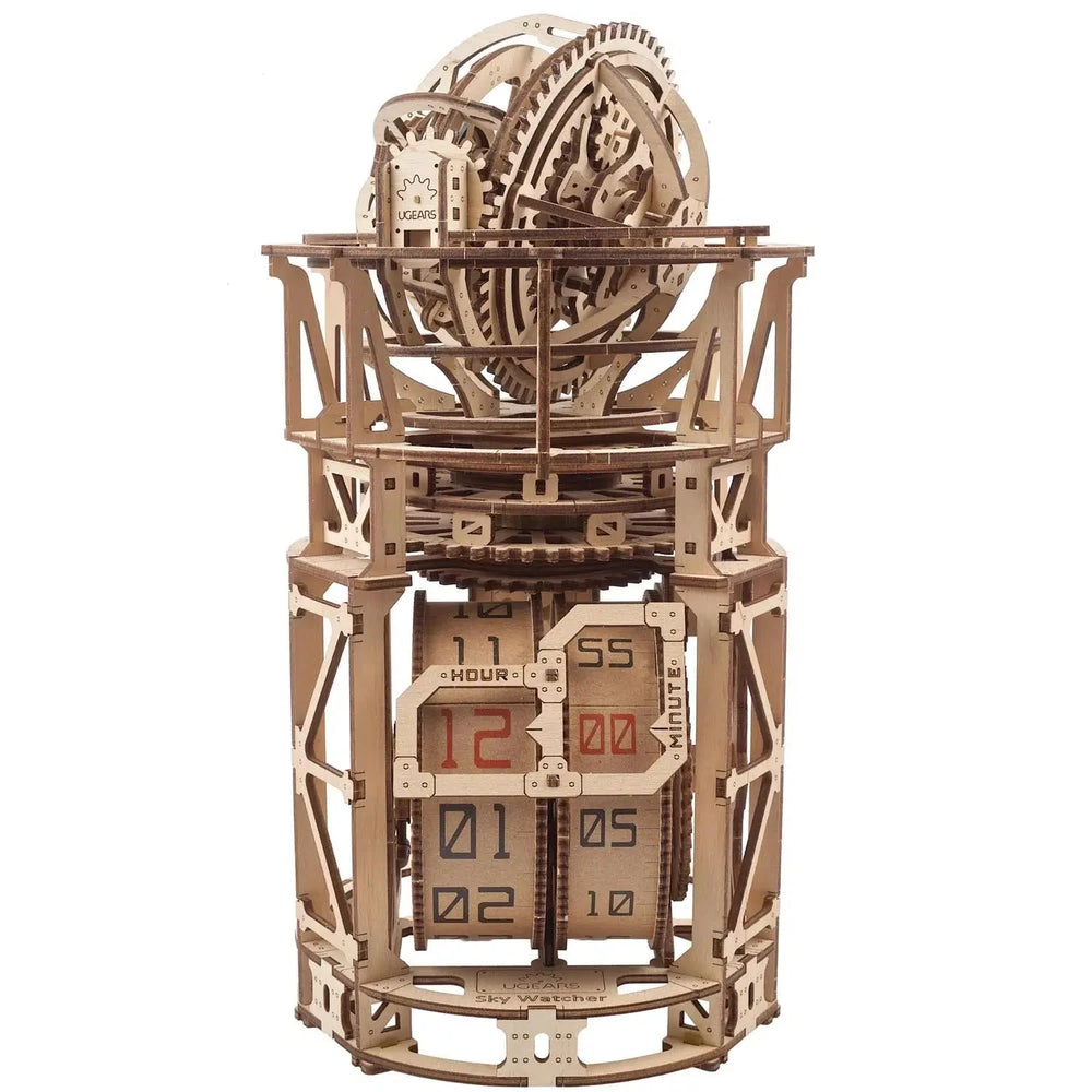 Sky Watcher Tourbillon Table Clock 3D Wood Model Kit UGEARS (ONLINE ORDER ONLY)